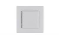 Розетка 1-м с крышкой Karea RIZZ с заземл. бел. Makel 88001029