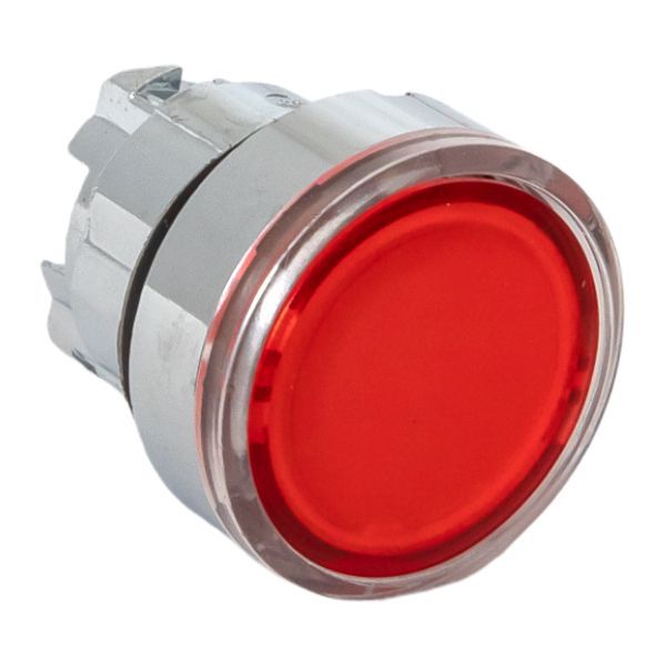 Механизм кнопки исполнительный XB4 красн. плоский возвратный без фиксации с подсветкой PROxima EKF XB4BW-R