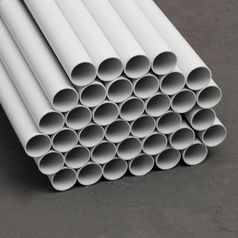 Труба гладкая ПВХ жесткая легкая d25мм сер. (дл.2м) TOKOV ELECTRIC TKE-THG-PVC-25-2-C06