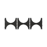 Кластер тройной для двустен. труб d110мм DKC 025113