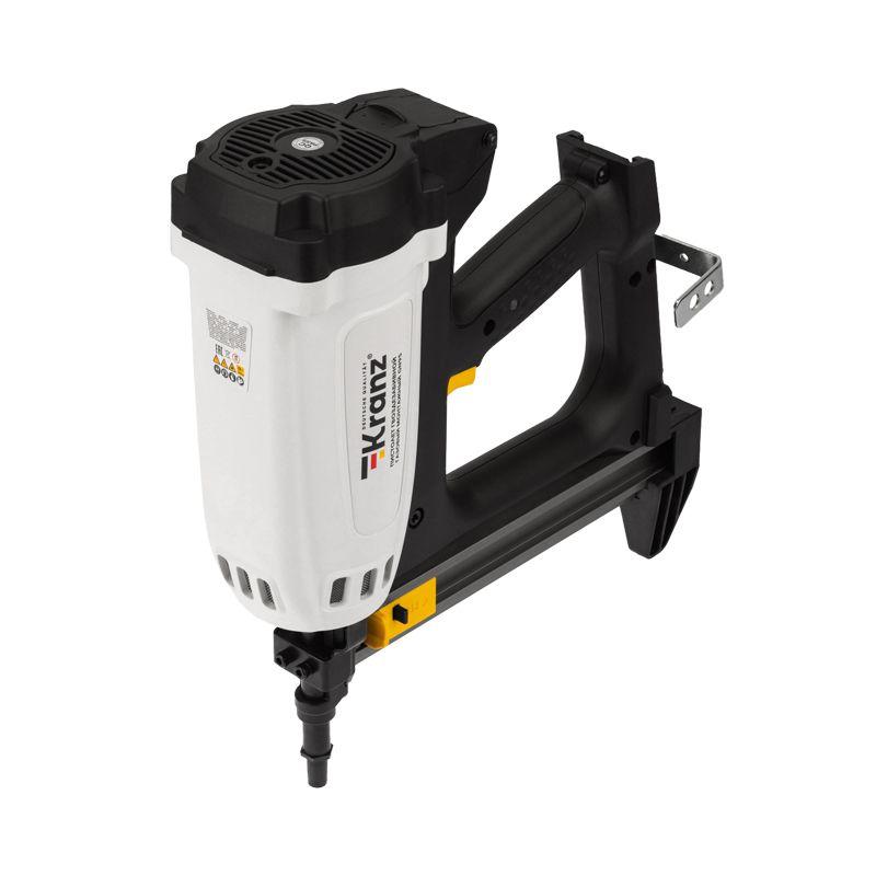 Пистолет гвоздезабивной газовый монтажный GN95 95Дж длина гвоздей 15-40мм d2.7-3мм KRANZ KR-16-1650