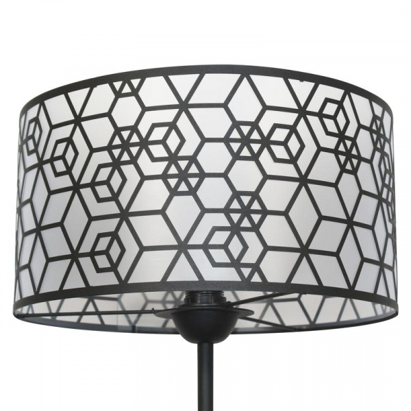 Светильник "Нордика" ННБ 63-60-021 шнур черн. (ИМ) напольный (торшер) черн. муар Элетех 1005405245